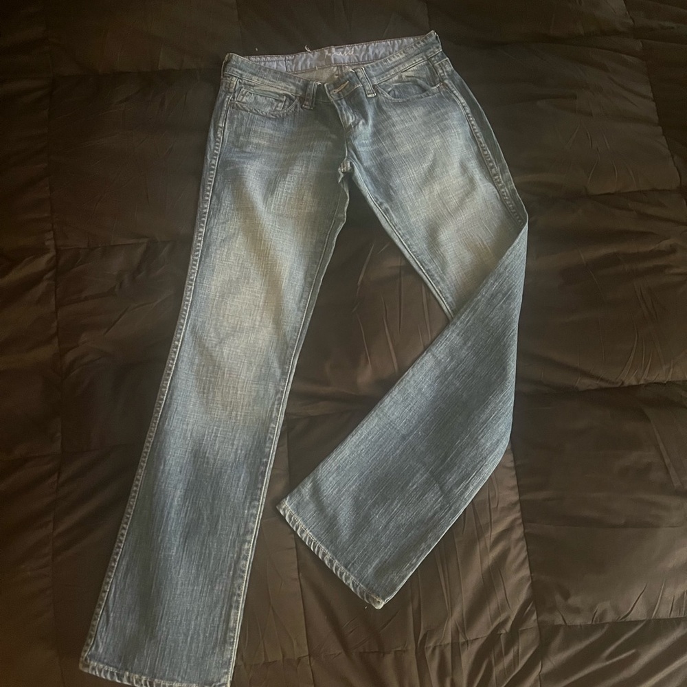 Mavi Light Blue Straight Leg Jeans for Women